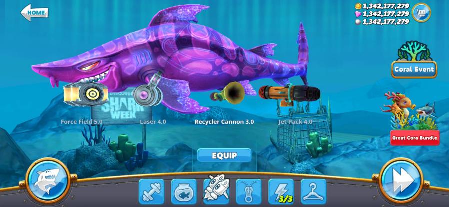 √ Download Hungry Shark World Mod Apk (unlimited Money, Sharkija)